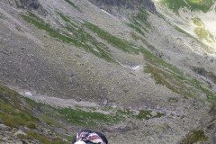 Joanna, podejście pod grań Kościelców